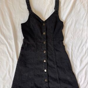 BDG Black Denim Mini Dress